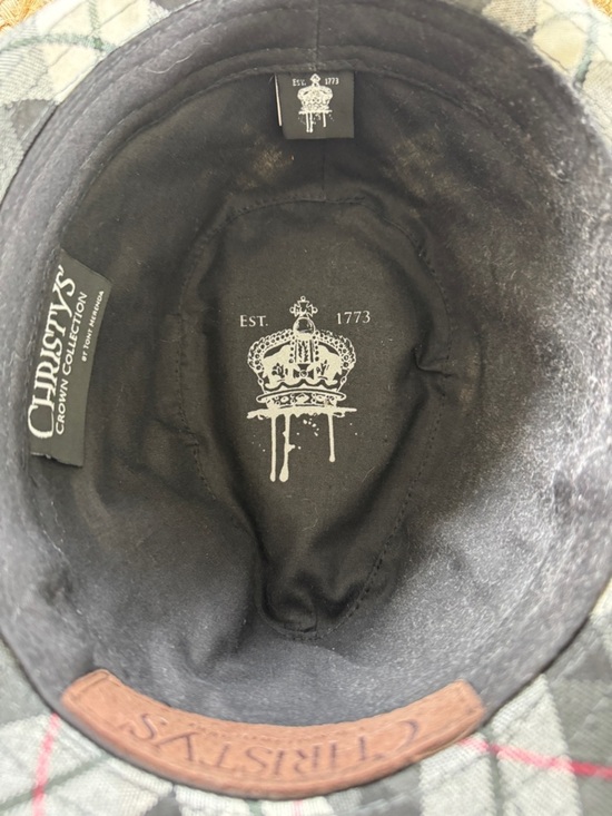 Christy’s Crown Collection Plaid Fedora Hat Tony Merenda Crown Logo OS main image 6